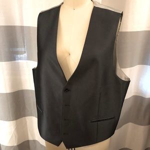 Men’s formal vest gray/silver